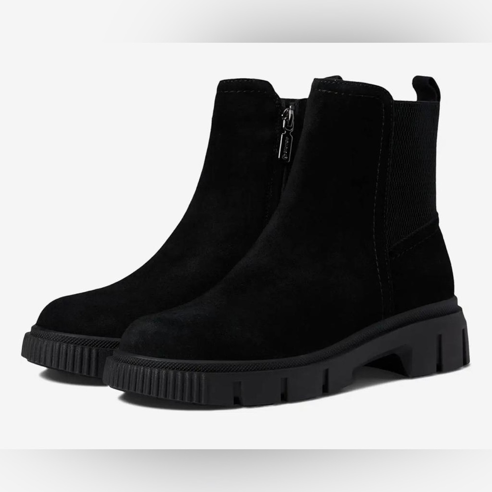 NIB Blondo Bandit Waterproof Suede Zip Up Ankle Bootie--RUNS VERY NARROW!